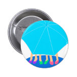 Umbrella Girls Button Badge