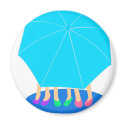 Umbrella Girls Magnet - Party Favor by imagefactory Umbrella Girls Magnet - Party Favor