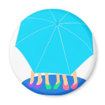 Umbrella Girls Magnet - Party Favor