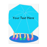 Umbrella Girls Shower Post Card Umbrella Girls Shower Post Card