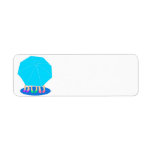 Umbrella Girls Sticker Blank Custom Return Address Label
