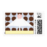 Umbrella in Pastels postage