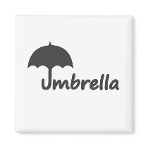 Umbrella Refrigerator Magnet