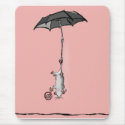 Umbrella Mouse mousepads by SourMilk Umbrella Mouse mousepads
