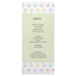 Umbrella Shower Menu rack cards