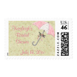Umbrella Shower Personalized stamps