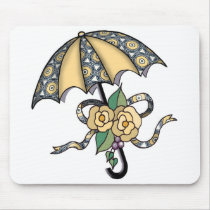 Umbrella with Roses 04 Mouse Pads