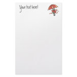 Umbrella with Roses 08 stationery