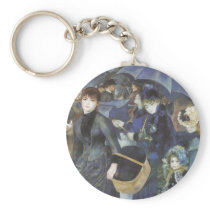 Umbrellas by Pierre Auguste Renoir Key Chains