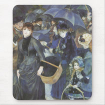 Umbrellas by Pierre Auguste Renoir Mousepads