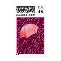 UMBRELLAS & HEARTS by SHARON SHARPE postage