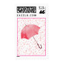 UMBRELLAS & HEARTS by SHARON SHARPE Postage Stamp