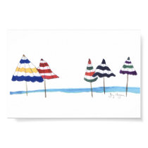 Umbrellas on the Beach Posters & Prints by ginyhogan Umbrellas on the Beach Posters & Prints