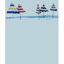 Umbrellas on the Beach T-Shirts & Aparrel by ginyhogan Umbrellas on the Beach T-Shirts & Aparrel