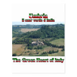 Umbria the Green Heart of Italy Postcard