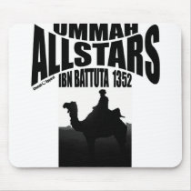 Umma Allstars Ibn Battuta mousepads by Ummah_Apparel Umma Allstars Ibn Battuta mousepads