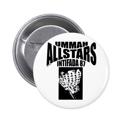 Ummah Allstars Intifada 87 Pinback Buttons
