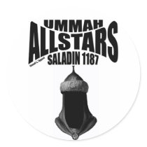 Ummah Allstars Saladin stickers by Ummah_Apparel Ummah Allstars Saladin stickers