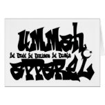 Ummah Apparel Graffiti Greeting Cards