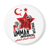 Ummah Apparel Revolution Fist magnets by Ummah_Apparel Ummah Apparel Revolution Fist magnets