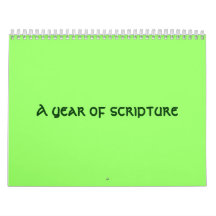 Un año de escritura calendario