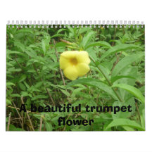Un arsenal mezmoring de flores hermosas calendario