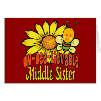 Un-Bee-Lievable Sisters Greeting Cards