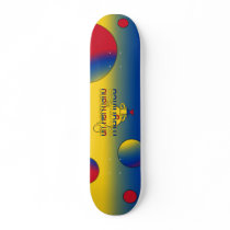 Un Hermano Magnífico Colombia Flag Colors Pop Art Skate Deck