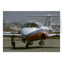 Un jet del Snowbird en la tierra Tarjeta