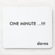¡UN MINUTO…!!! , Davos Tapetes De Raton