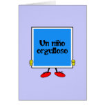 Un Niño Orgulloso Greeting Card