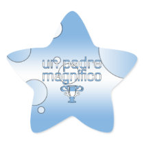 Un Padre Magnífico Argentina Flag Colors Pop Art Sticker