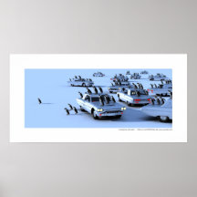 Un pingouin, sinon rien ! - T-Birds on ice Posters