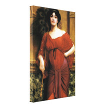 Un ~ romano Juan Guillermo Godward de la matrona Lienzo Envuelto Para Galerias