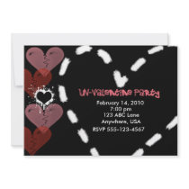 Un-Valentine Party Invitation by NotionsbyNique Un-Valentine Party Invitation
