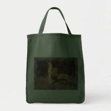 Una and the Lion in Green Bags