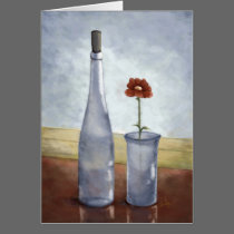 Una flor / A flower. Card cards