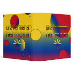 Una Hermana Hermosa Colombia Flag Colors Pop Art Vinyl Binders