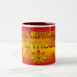 Una Hermana Hermosa Spain Flag Colors Pop Art Coffee Mugs