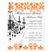 Una lámpara fantasmagórica y elegante invitacion personal 