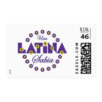Una Latina Sabia postage by Sensato Una Latina Sabia postage