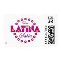 Una Latina Sabia postage by Sensato Una Latina Sabia postage