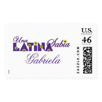 Una Latina Sabia postage by Sensato Una Latina Sabia postage