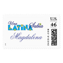 Una Latina Sabia postage by Sensato Una Latina Sabia postage