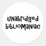 Unabridged Bibliomaniac Sticker