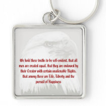 Unalienable Rights keychain keychains