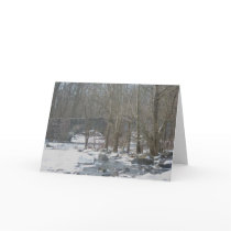 Unami Creek Stone Bridge Sumneytown PA Note Card
