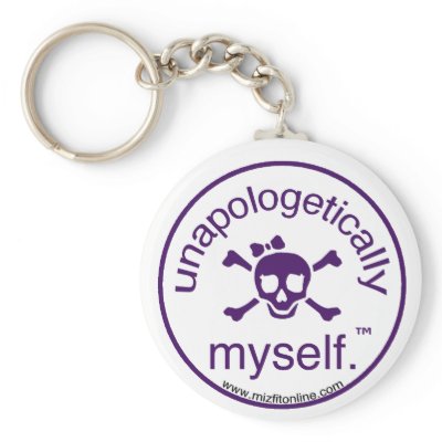 Unapologetically Myself keychain. by mizfit