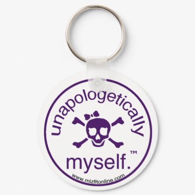 Unapologetically Myself keychain. by mizfit