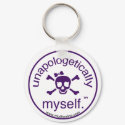 Unapologetically Myself keychain.